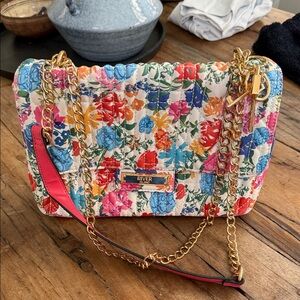 River Island Floral Quilted Shoulder Bag - Multicolor
